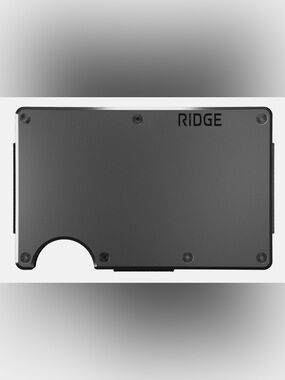 Ridge gunmetal wallet
